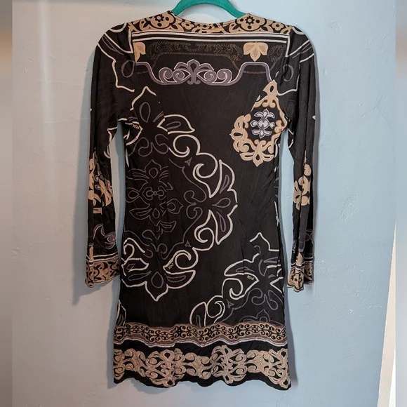 π Hale Bob Silk Black + Cream Boho Mini - Picture 3 of 8